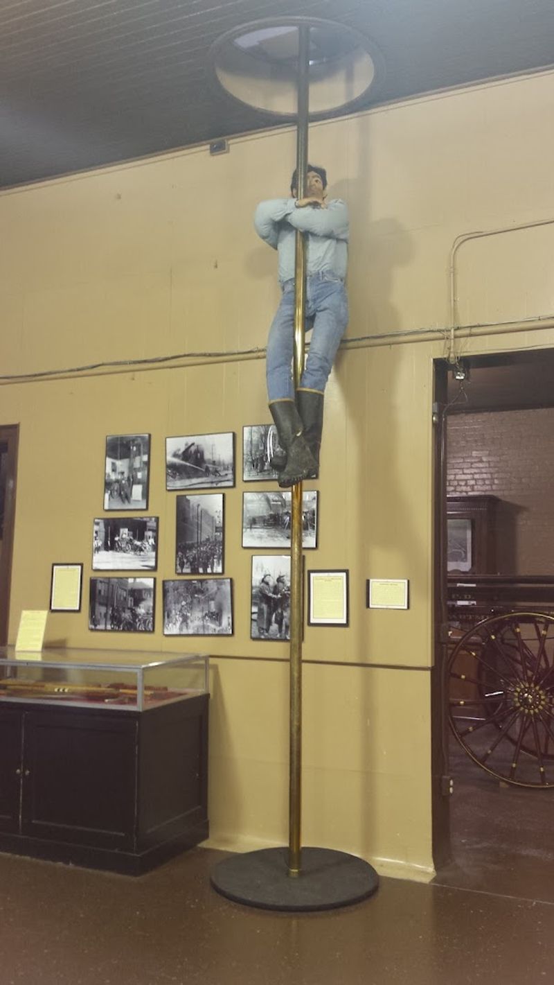The Restored Bunk Room and the Famous Brass Pole