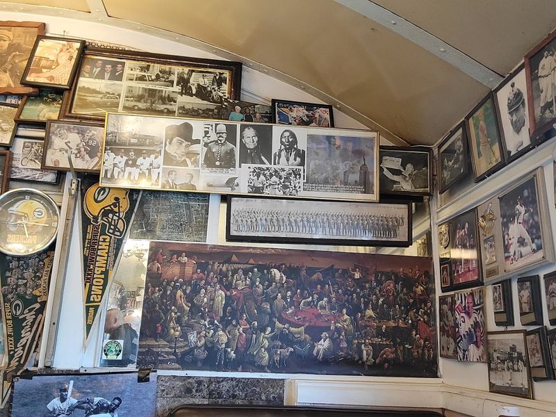 Baseball Memorabilia Covering Every Inch of Wall Space
