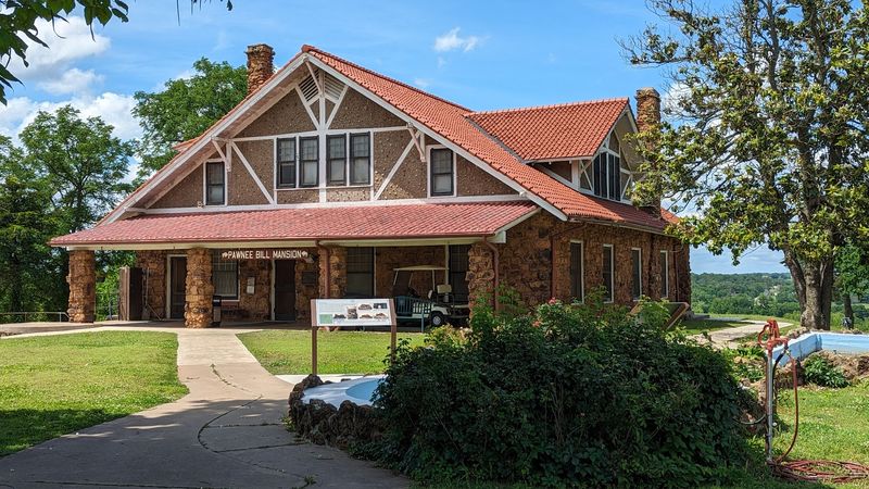 Blue Hawk Peak and the 1910 Mansion