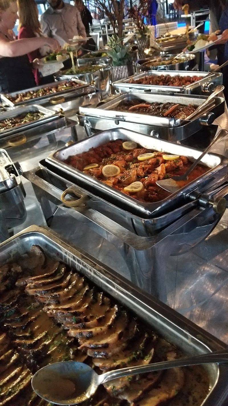 The Buffet Setup Onboard