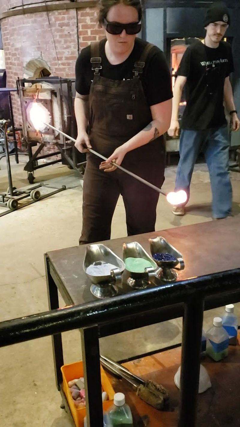 Watching Glassblowing Live in the Hot Shop