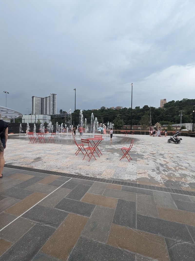 Splash Pad, Basketball Court, and Turf Fields