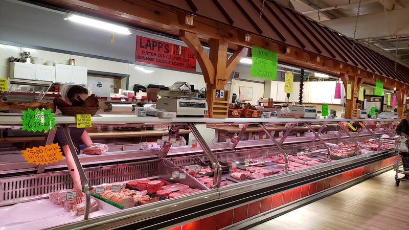 Lapps Meat Market and the Long Meat Counter Worth Exploring