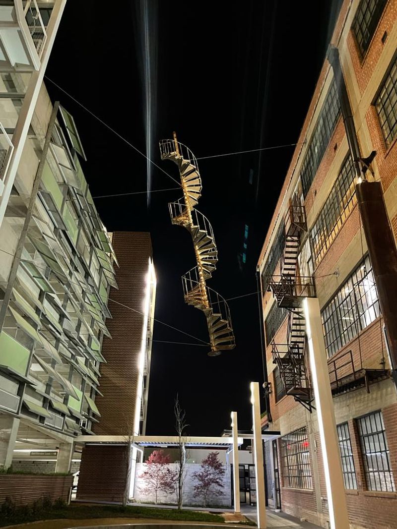 How the Staircase Moves in the Wind