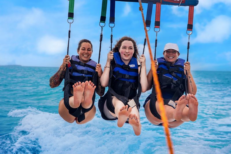 Parasailing Above the Florida Keys