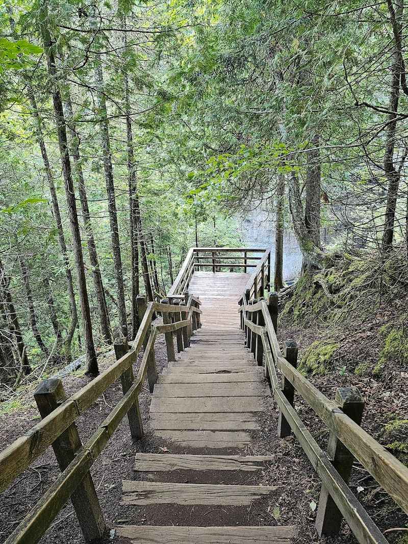 The Staircase Down to the Viewing Platforms