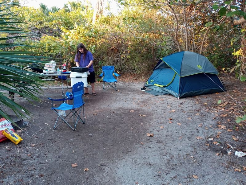 Camping on a Remote Island With No Electricity