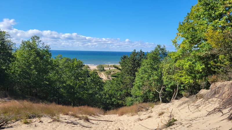 The Dunes That Frame the Whole Scene