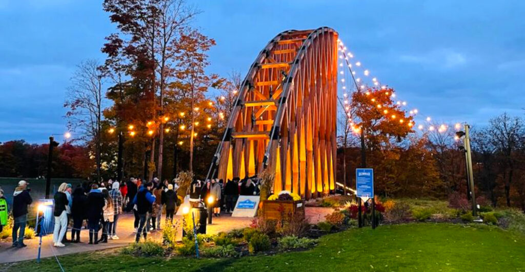 There’s a Suspension Bridge in Michigan That Feels Straight Out of a Movie