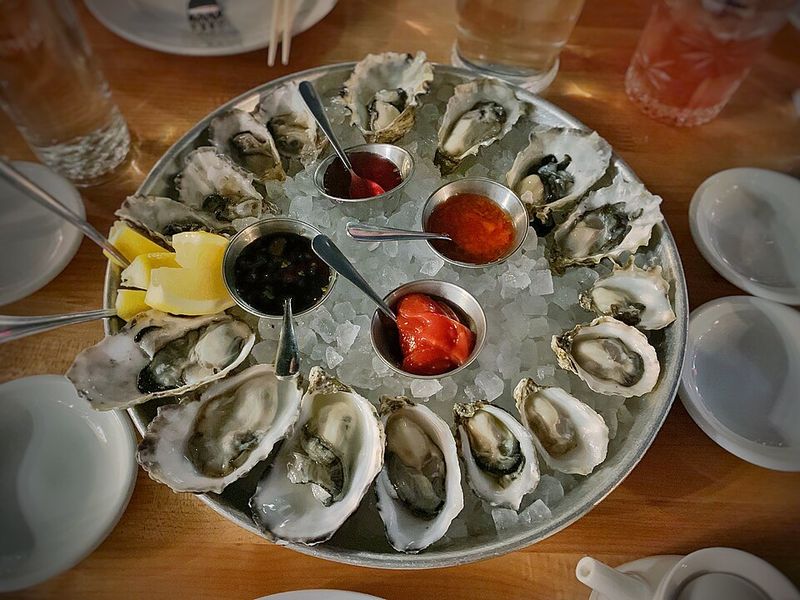 Raw Oysters and Raw Shellfish