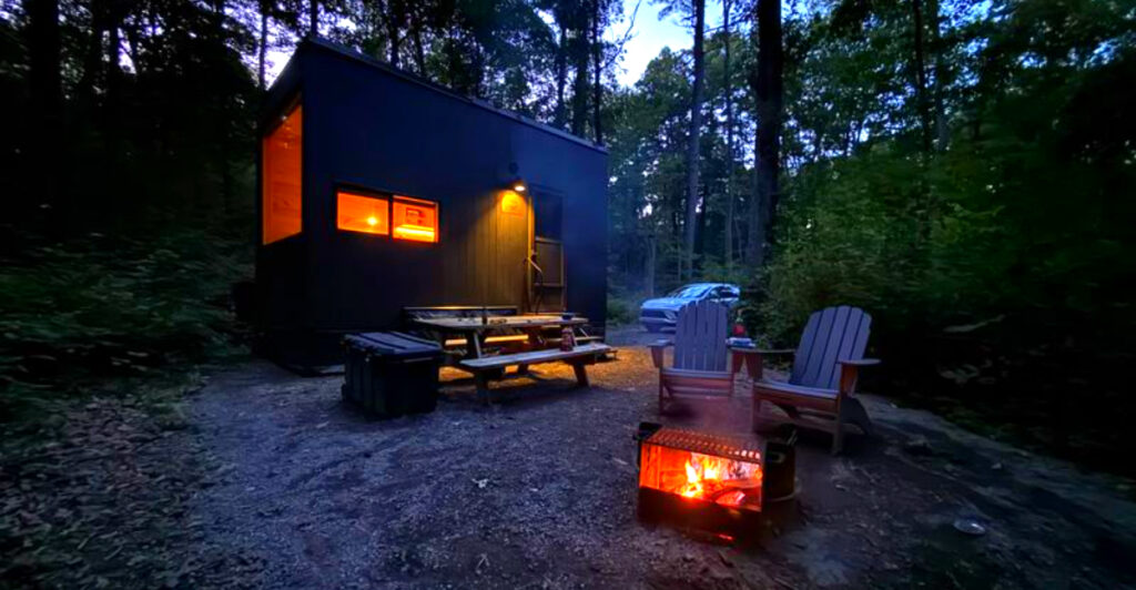 These Hidden Michigan Cabins Come With Fire Pits, S’mores Kits, and No WiFi – And People Can’t Get Enough