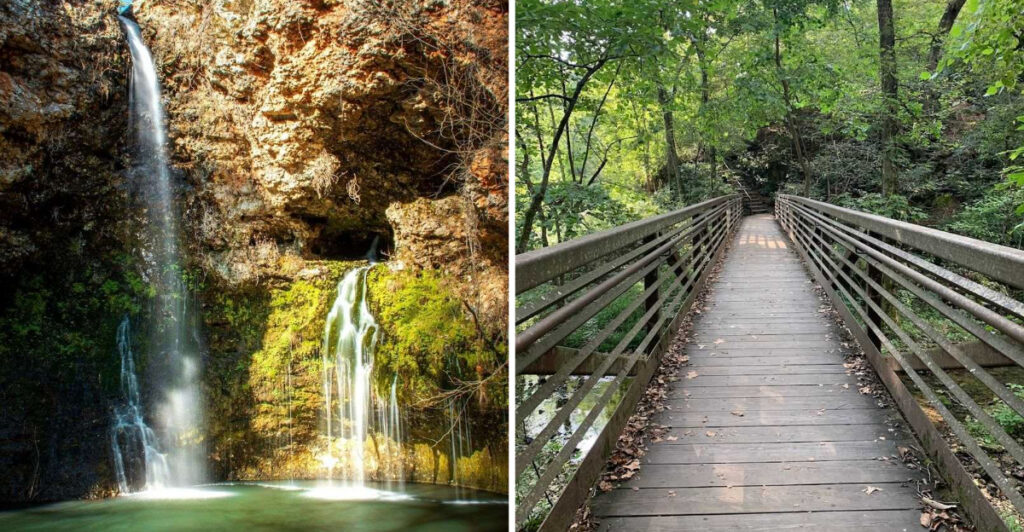 This Beautiful Oklahoma Park Features One of the Tallest Waterfalls in the State