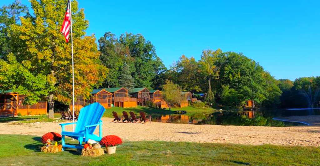 This Cozy Lakeside Retreat Near the Indiana Line Feels Like a Secret Summer Camp