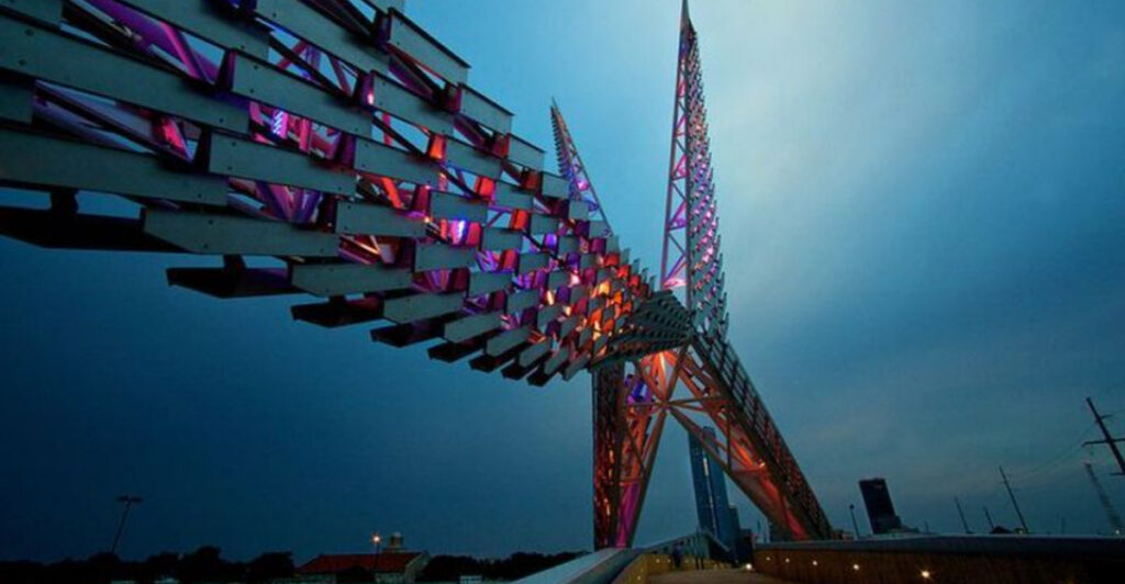 This Eye-Catching Oklahoma Attraction Lights Up Like Nothing Else
