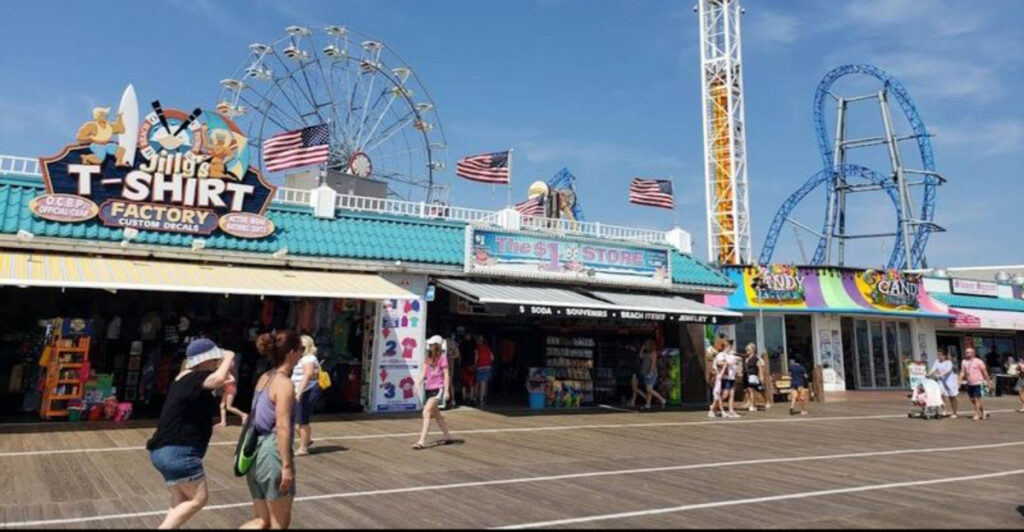 This Family Beach Town Has a Two-Mile Boardwalk Full of Rides, Pizza, and Ocean Breezes