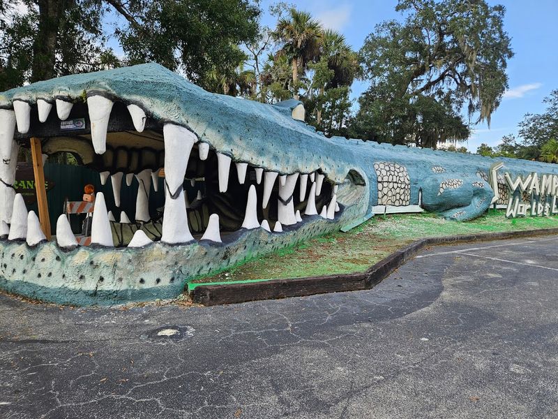 The Address and First Impression: A Giant Gator Greets You