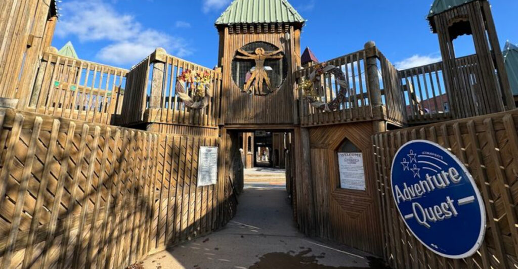 This Hidden Oklahoma Playground Looks Like a Giant Wooden Castle