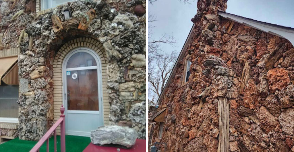 This House Is Made of Rocks… And They Glow in the Dark