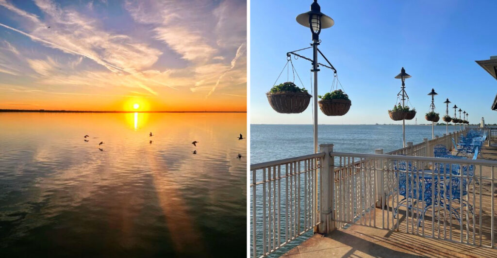 This Lakeside Oklahoma Restaurant Has the Best Sunset Views