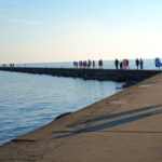 This Michigan Harbor Town Is One of the Best Sunset Spots on Lake Michigan