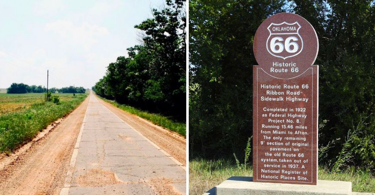This Narrow Oklahoma Road Preserves One of the Oldest Parts of Route 66