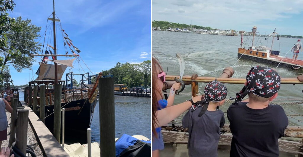 This New Jersey Pirate Ship Ride Turns an Ordinary Day Into a Full-Blown Family Quest