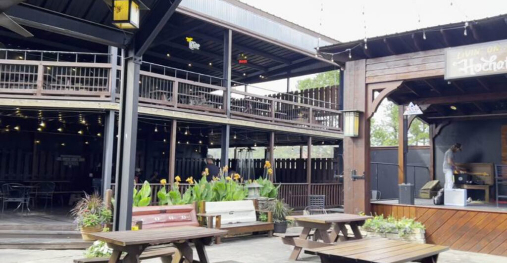 This Oklahoma Patio Restaurant Serves Juicy Steaks With Live Music Under the Stars