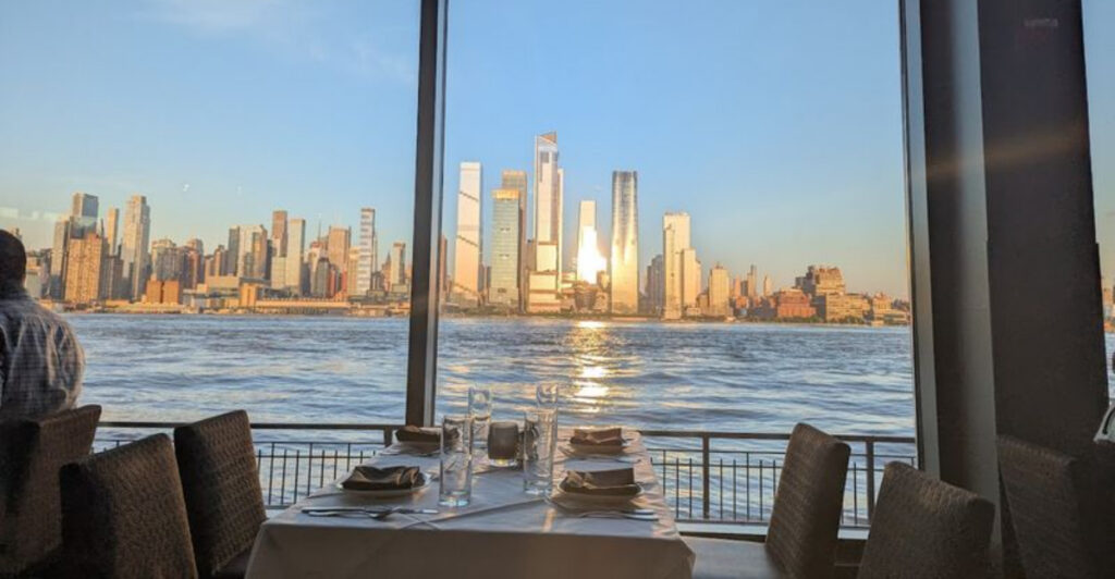 This Riverfront Steakhouse in New Jersey Turns Dinner Into a Reset Button