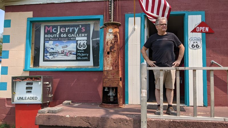 Where the Gallery Sits on the Mother Road