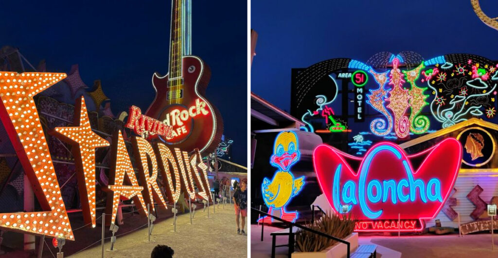 This Unique Museum in Nevada Displays Classic Las Vegas Signs Under the Desert Sky