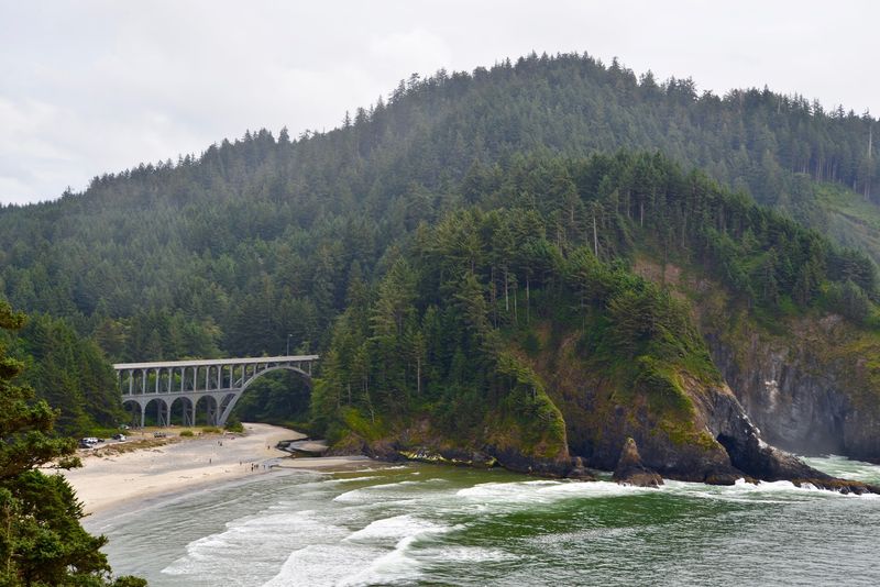Cape Creek Bridge - near Florence (Oregon Coast)