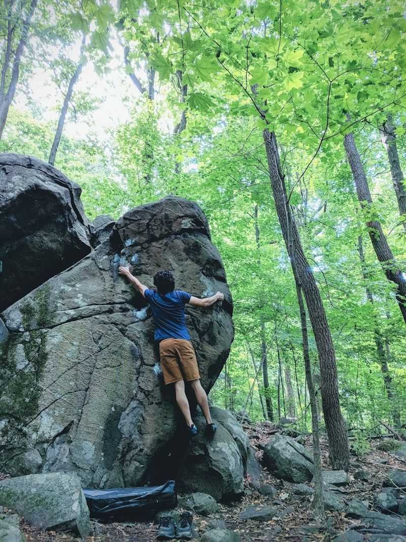 Bouldering at Devil's Half Acre