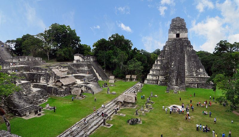 Tikal: Pyramids Punching Through Rainforest