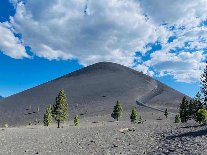 Cinder Cone Volcano Hike — California