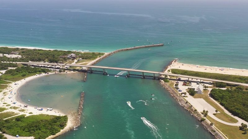 Sebastian Inlet Is a Fishing and Surfing Landmark