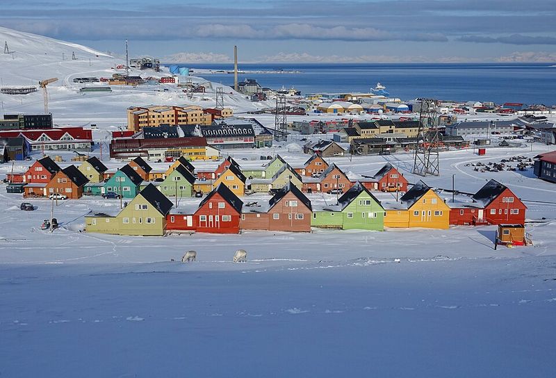 Burials in Longyearbyen, Norway