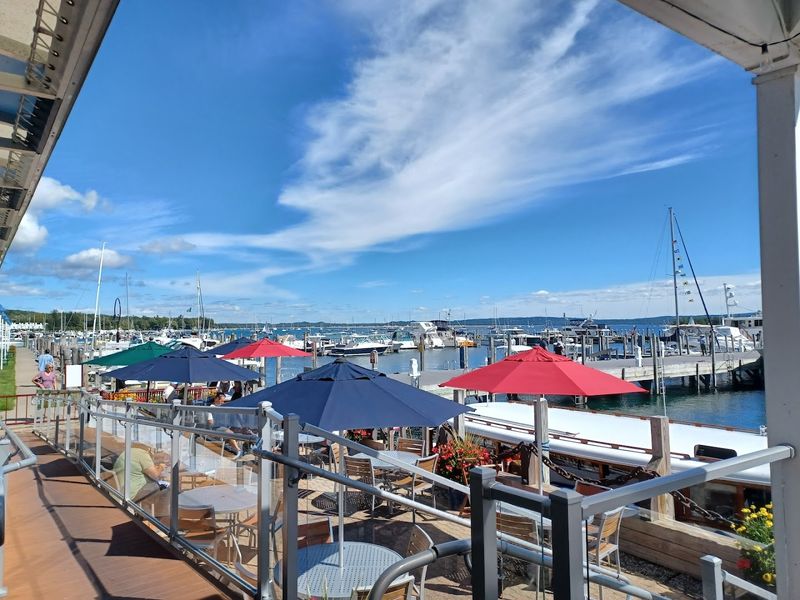 The deck is the move in good weather