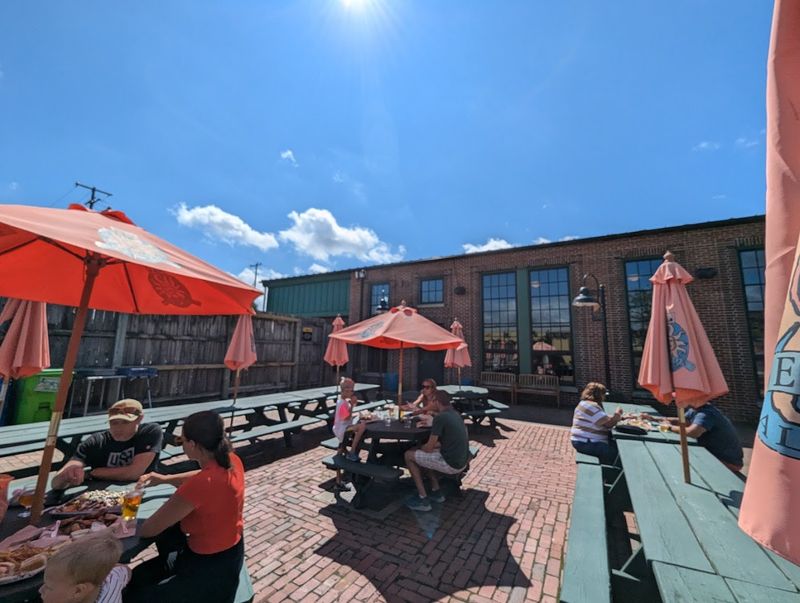 The patio steals attention