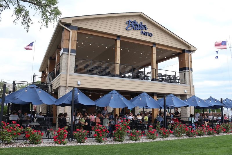 A patio that almost steals the show