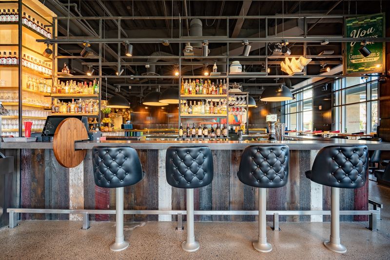 The Industrial-Chic Interior That Sets the Mood Immediately