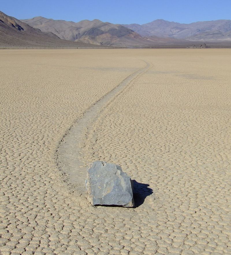 Sailing Stones — Death Valley, USA
