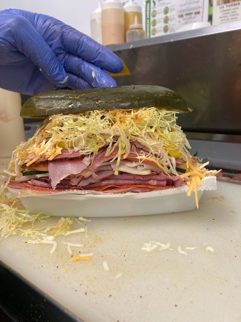 A pickle sandwich that actually eats like lunch