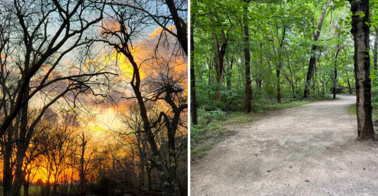 You Can Stand in Two Cities at Once in This Oklahoma Park