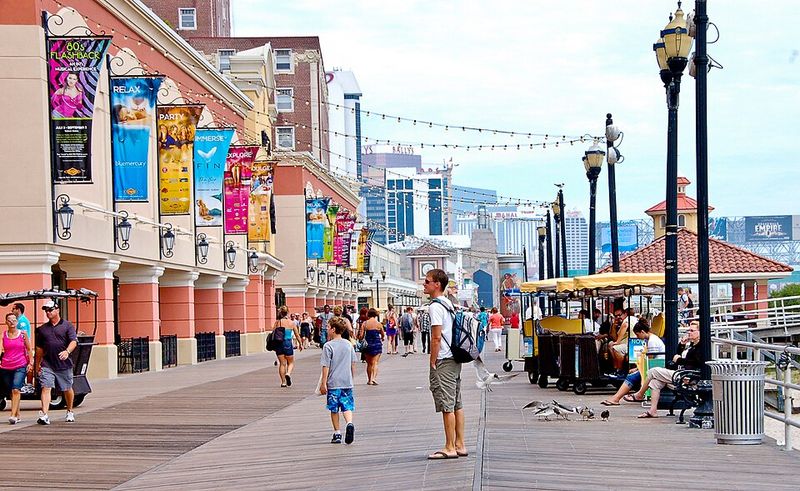 Atlantic City Boardwalk in Atlantic City, New Jersey