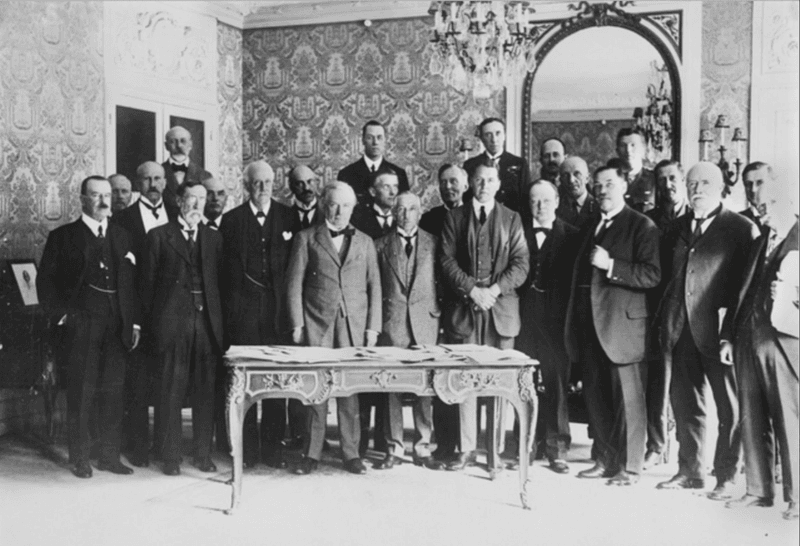 The Treaty of Versailles Was Signed