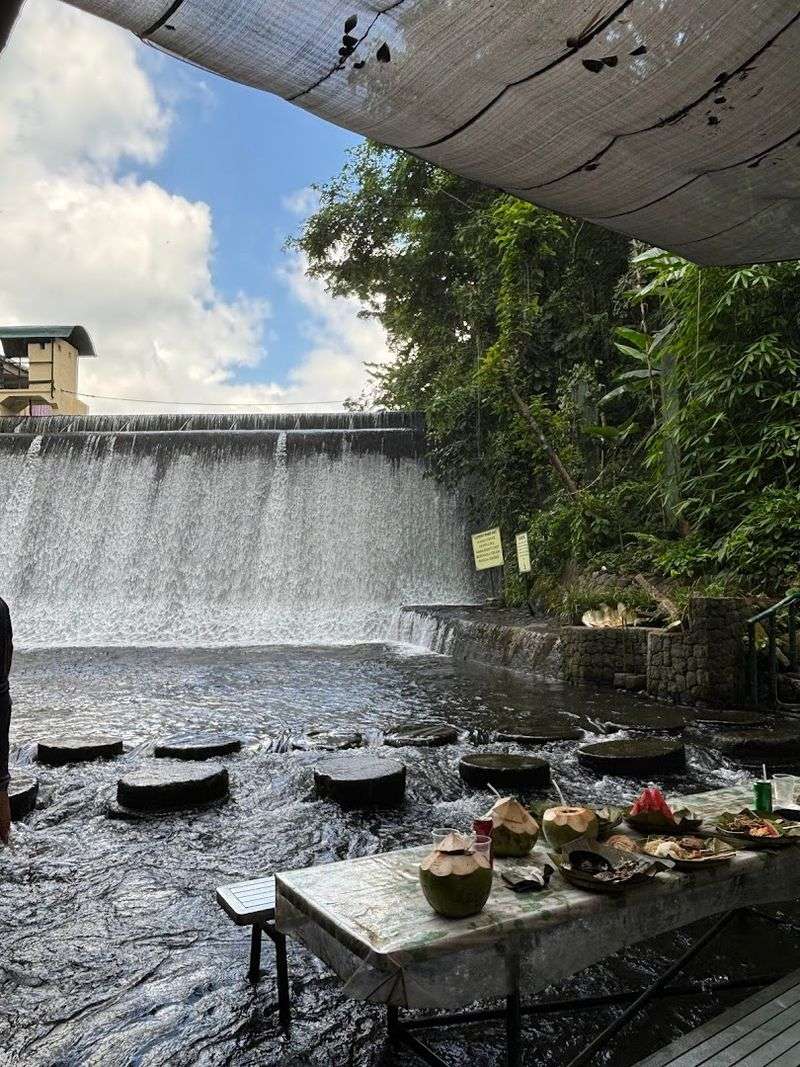 Dine at a Waterfall Restaurant (Villa Escudero)