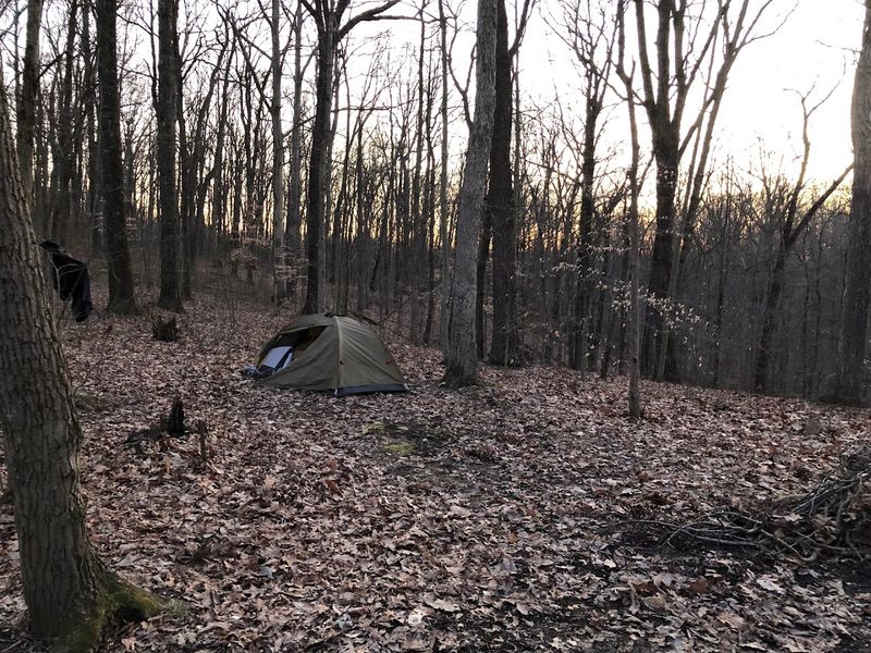 Zaleski State Forest Backpack Campgrounds — McArthur