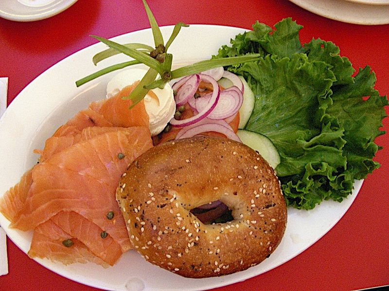 New York Bagel with Lox (New York)