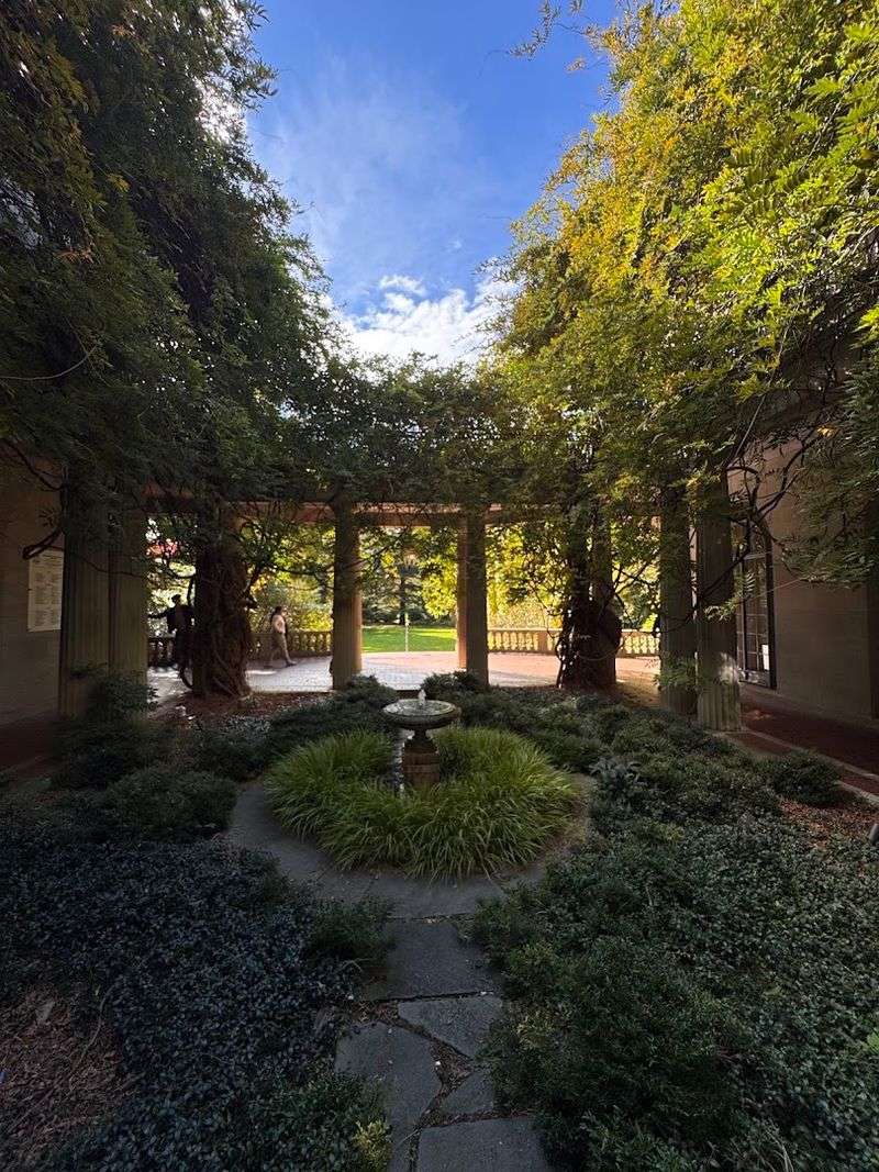 Two Fountains and Plenty of Places to Sit