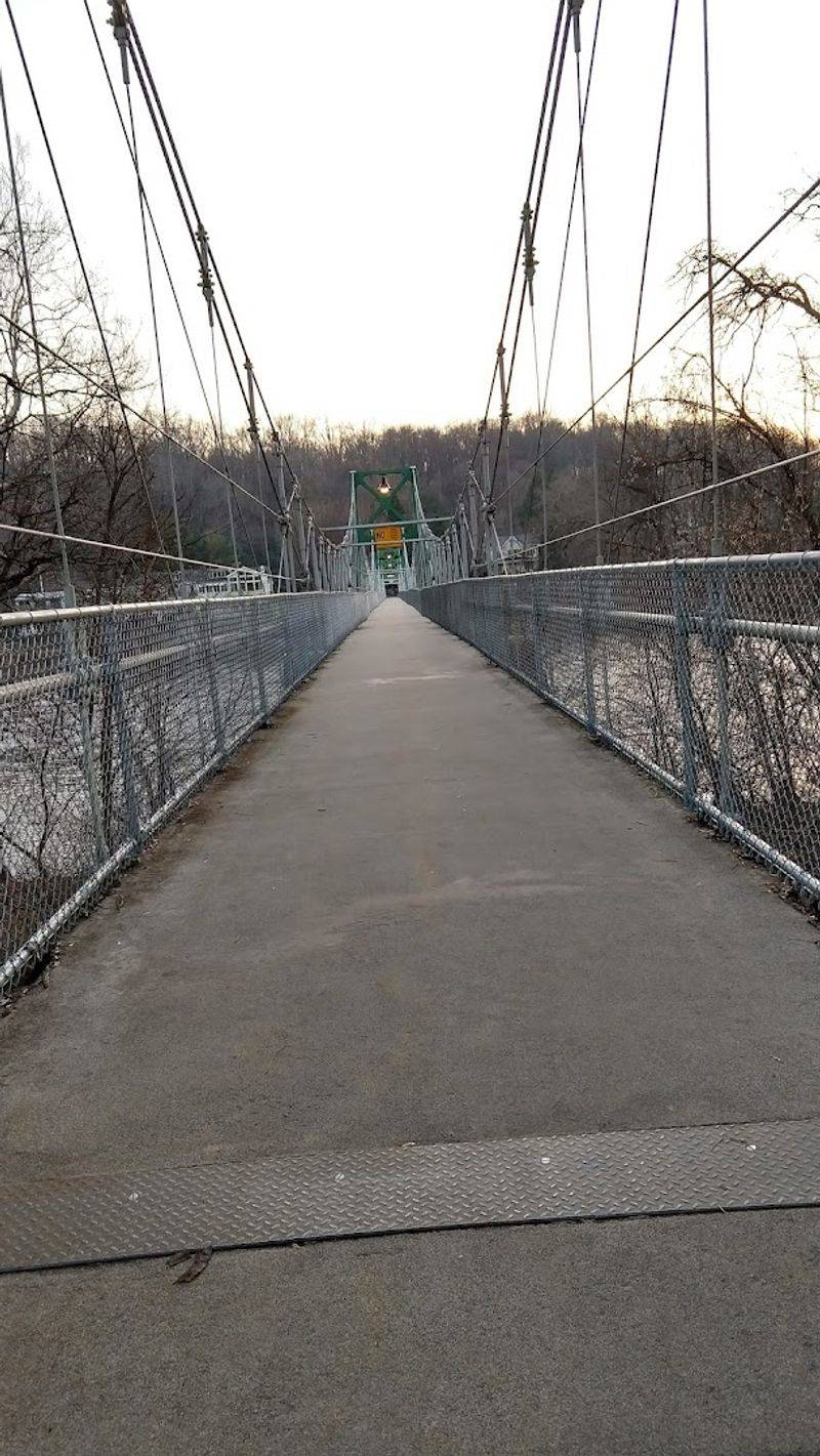 The Pedestrian Bridge Over the Delaware
